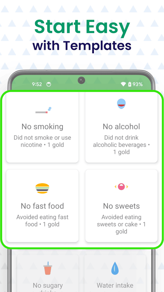 SuperMe habit tracker showing daily habits and completed progress